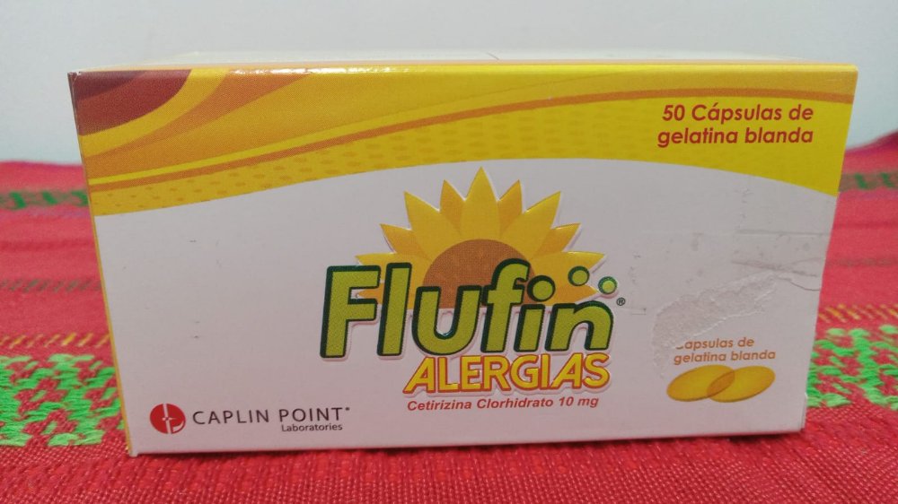 B-4  FLUFIN ALERGIAS (10 MG) - CETIRIZINA. CAPLINPOINT