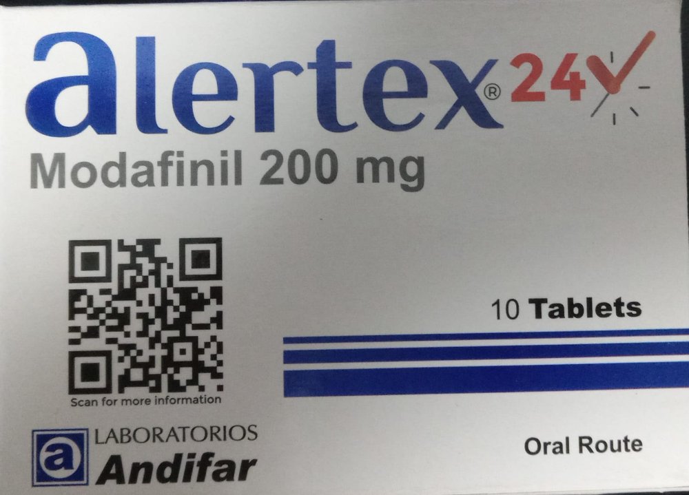 B-4   ALERTEX 24 (200 MG) - MODAFINIL. ANDIFAR