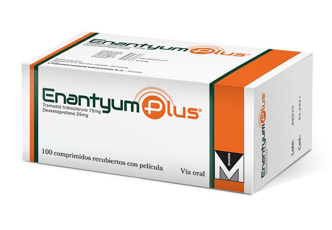 ARS   ENANTYUM PLUS (75 MG / 28 MG) - TRAMADOL + DEXKETOPROFENO. VENTA POR UNIDAD. MERANINI