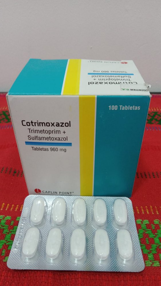 B-1   COTRIMOXAZOL (160 MG / 800 MG) - TRIMETROPRIM + SULFAMETOXAZOL. CAPLINPOINT