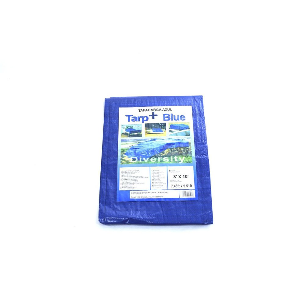 TOLDO TAPACARGA PLÁSTICO 8'X10' PET0810 AZUL