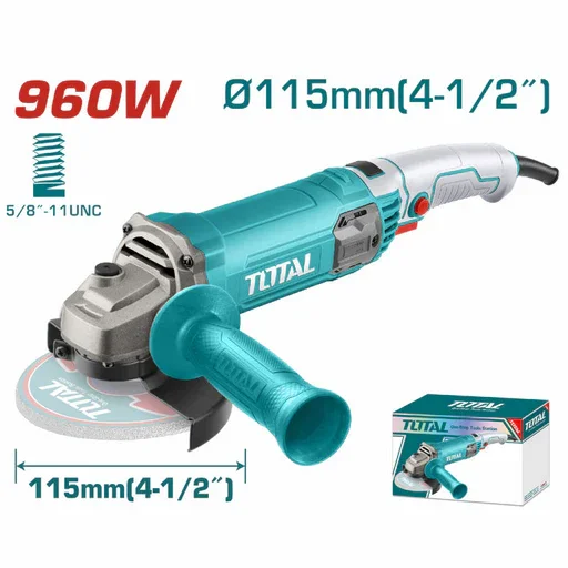 ESMERILADORA ANG 4.1/2" 960W TOTAL UTG10911576