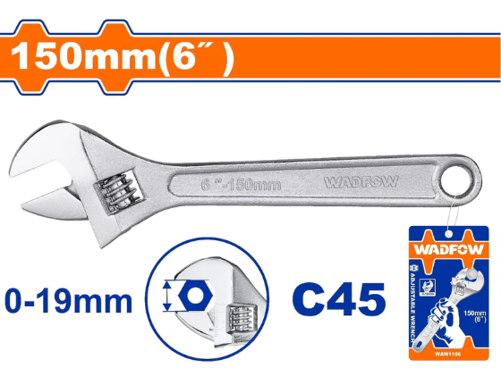 LLAVE AJUSTABLE 8" WADFOW WAW1108