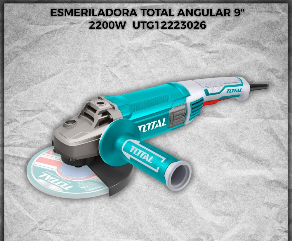 ESMERILADORA ANG 9" 2200W TOTAL UTG12223