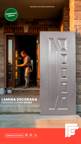 LAMINA DECORADA 1000X2000 0.90MM STLX06