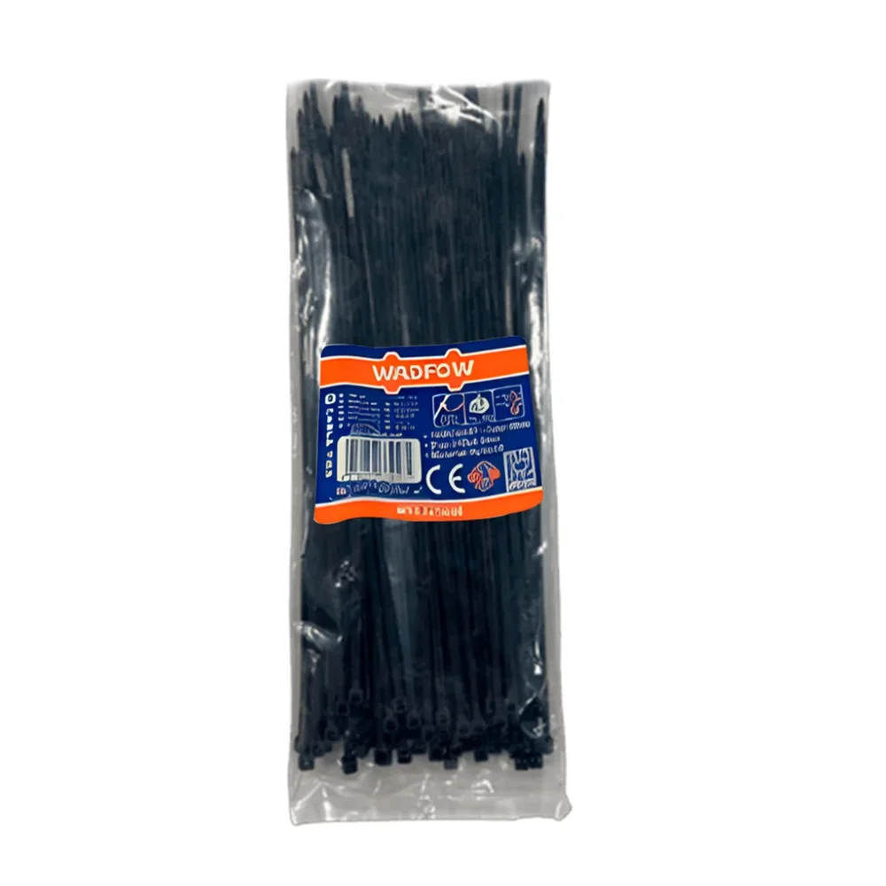 ABRAZADERA PLASTICA AJ 10" WADFOW 5048 NEGRA