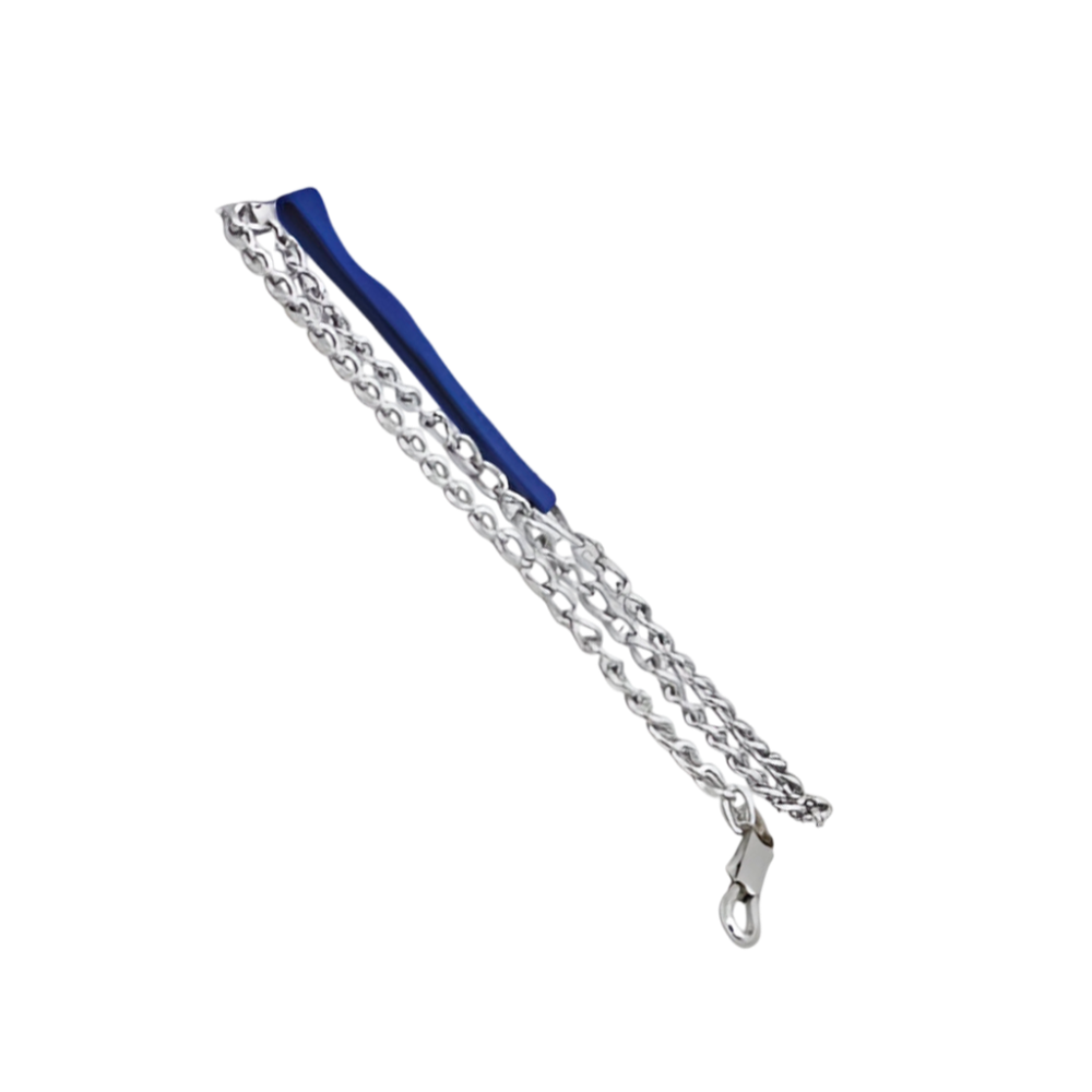 CADENA PERRO 3.5MMX4' C/AGARRADERA NYLON V/C