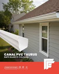 CANAL PVC  BLANCO COLONIAL TAURUS 3MTS