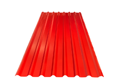 LAMINA ALUZINC CAL 26 (0.35) COLOR ROJO 18 PIES
