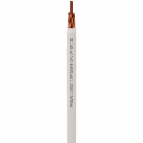 CABLE ELEC 10 AWG 7H THHN PHELP BLANCO YARDA
