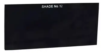 VIDRIO RECTANGULAR PARA SOLDAR #12