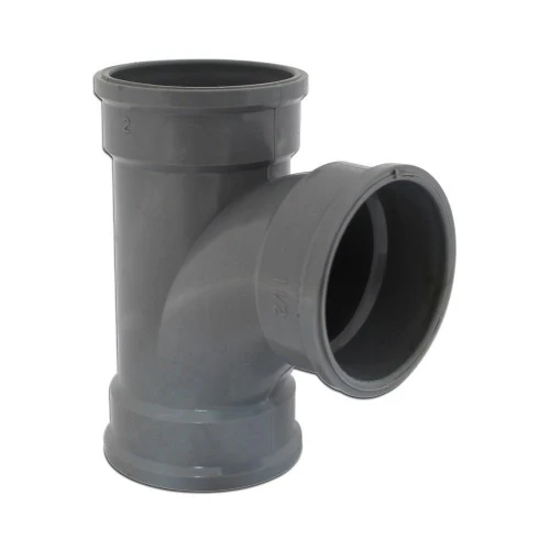 TEE DE 3" DRENAJE GRIS