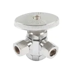 CONTRALLAVE CROM. A LA PARED DE 1/2" NPT x 1/2" ESTANDAR