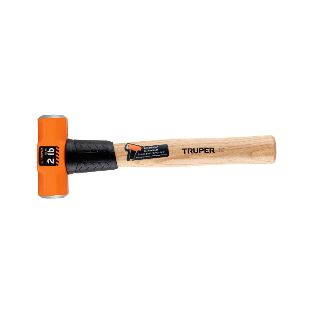 MARRO OCTAGONAL 2 LB, MANGO DE MADERA 12', TRUPER