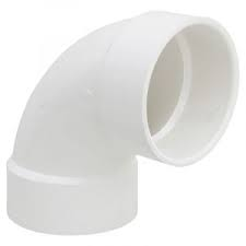 CODO DE 4" A 90° PVC BLANCO