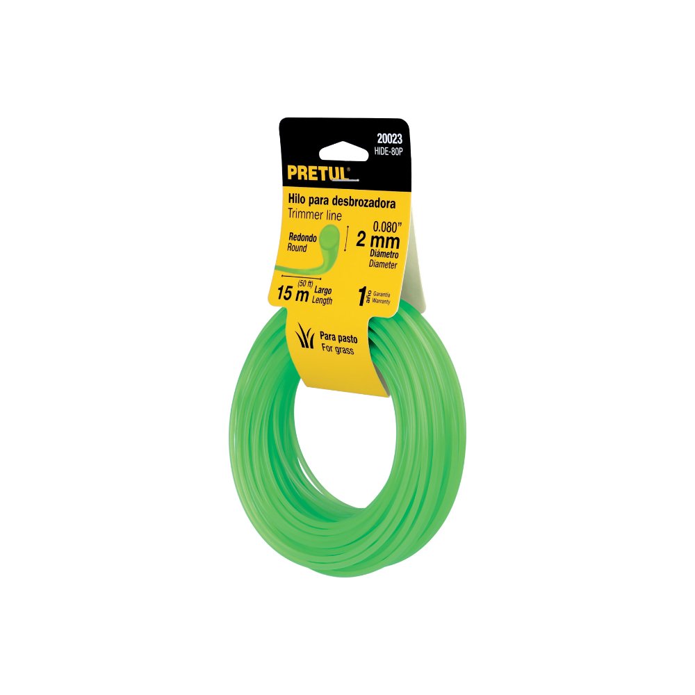 ROLLO DE HILO PARA DESBROZADORA, 2 MM X 15 M, PRETULROLLO DE HILO PARA DESBROZADORA, 2 MM X 15 M, PRETUL