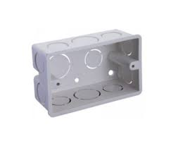 CAJA ELECTRICA PLASTICA RECTANGULAR BLANCA