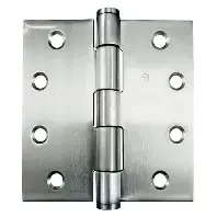 BISAGRA PREMIUN 4×4 (2.0MM) - NIQUEL SATINADO (PAR) - PERNO SUELTO