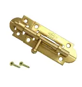 PASADOR PORTACANDADO TIPO ALEMAN MARCA CAIMAN COLOR DORADO 5´´