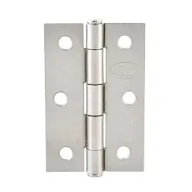 BISAGRA 2.5×2.5 (1.6MM) - NIQUEL SATINADO  (PAR) - PERNO SUELTO