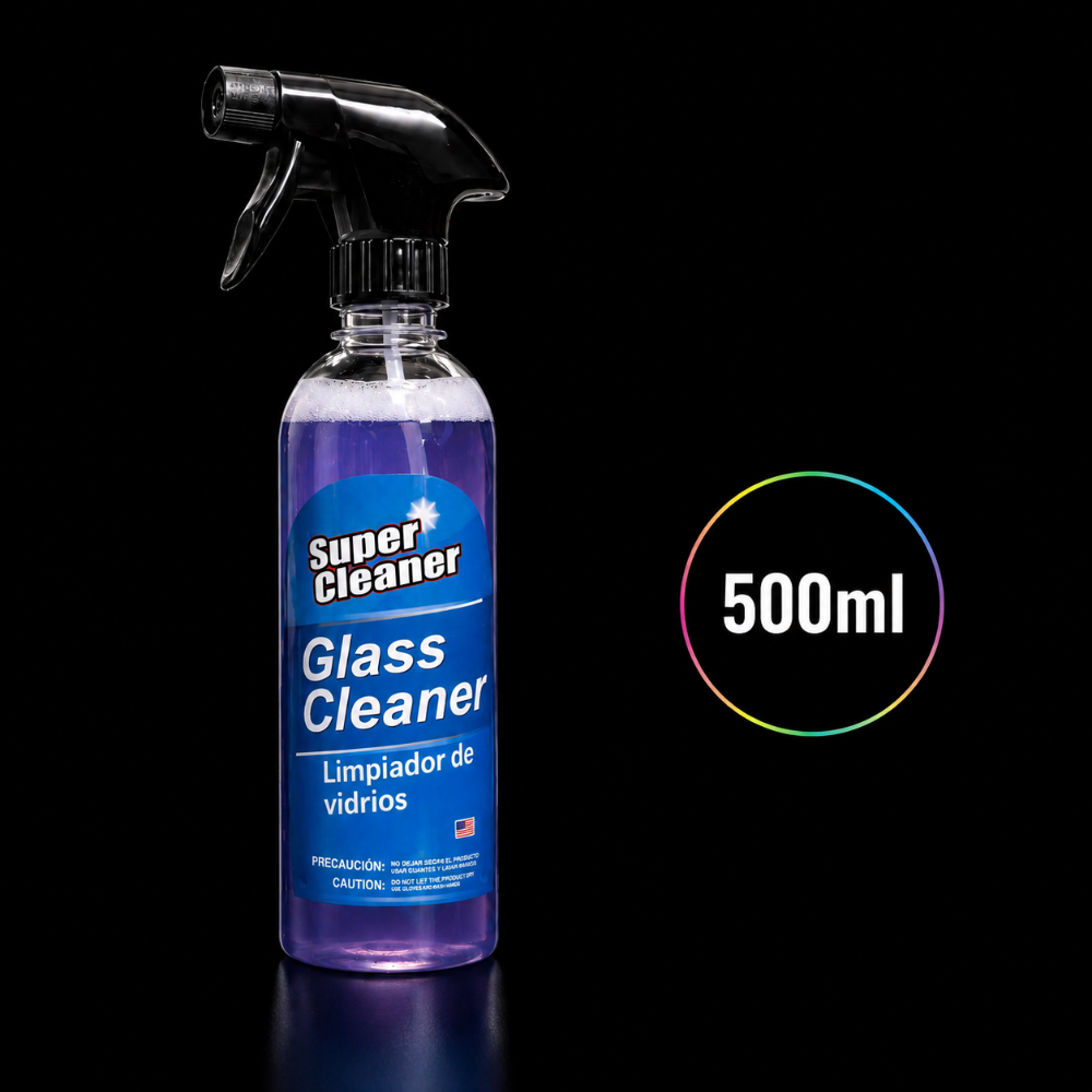 GLASS CLEANER LIMPIADOR DE VIDRIOS 500ML