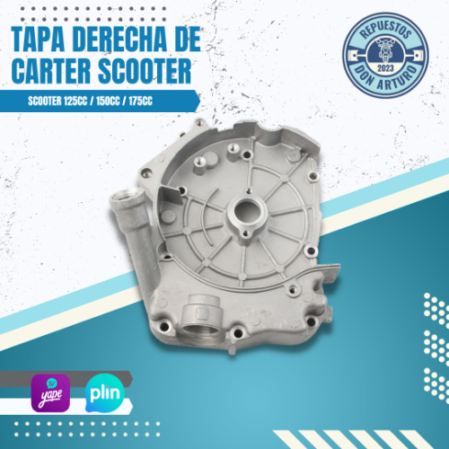 CUBIERTA DERECHA CARTER SCOOTER