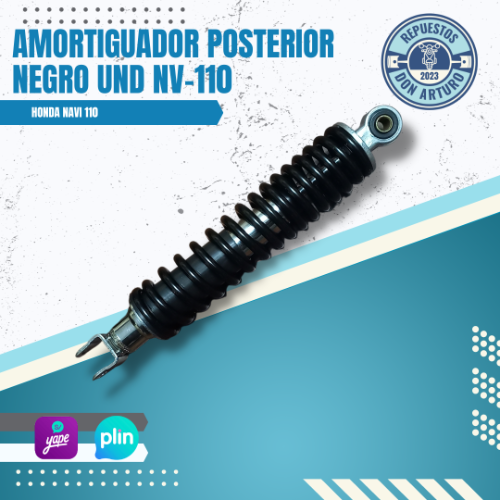 AMORTIGUADOR POSTERIOR NEGRO UND NV-110 COMPATIBLE CON NAVI