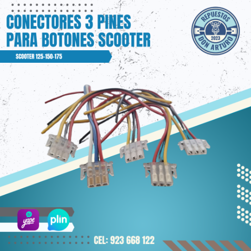 CONECTOR DE BOTONES SCOOTER