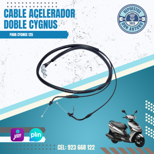 CABLE ACELERADOR DOBLE CYGNUS