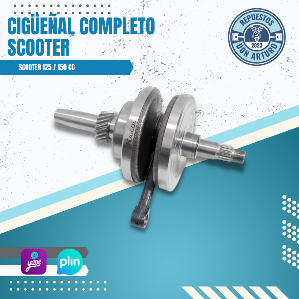 CIGUEÑAL PREMIUM (15MM) SCOOTER 125/150