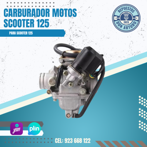CARBURADOR GY6 SCOOTER 125