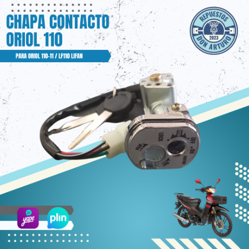 CHAPA CONTACTO ORIOL 110/LF125-11