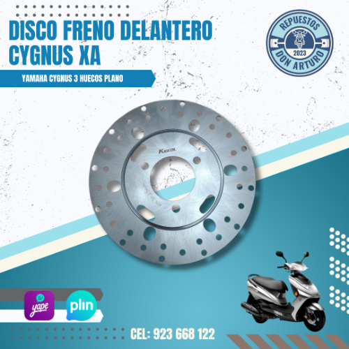 DISCO DE FRENO CYGNUS-Z XA125 DELANTERO 3H