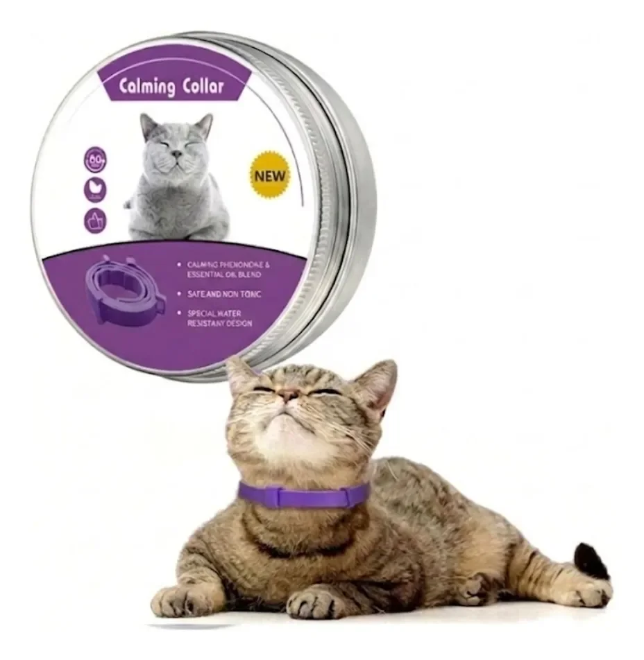 Collar Ajustable De Feromonas Para Gatos