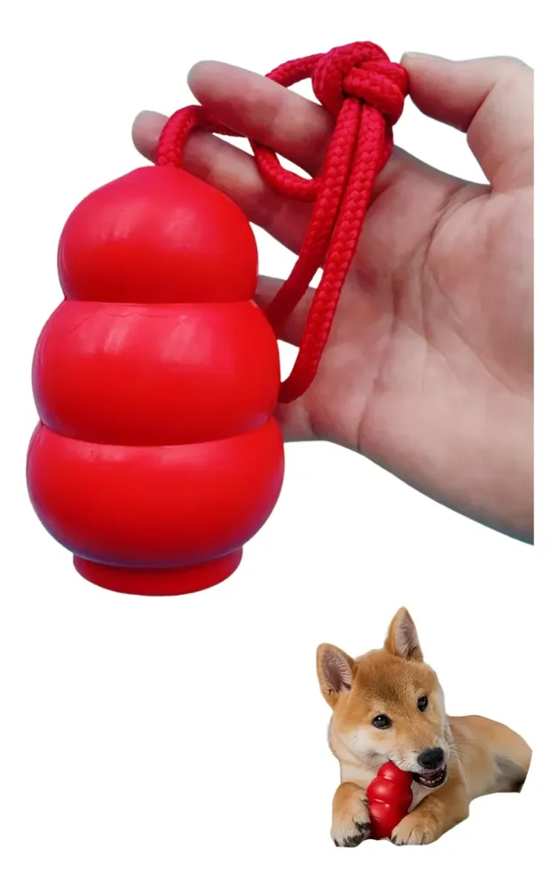 Juguete Para Perro Goma Irrompible Tipo Kong