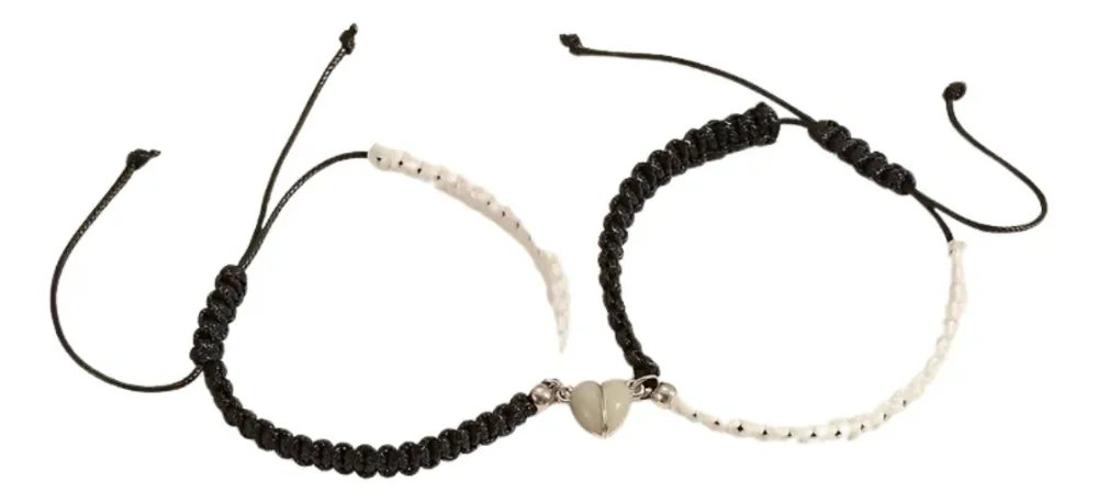 Pulseras Dije De Corazón Que Brilla En La Oscuridad