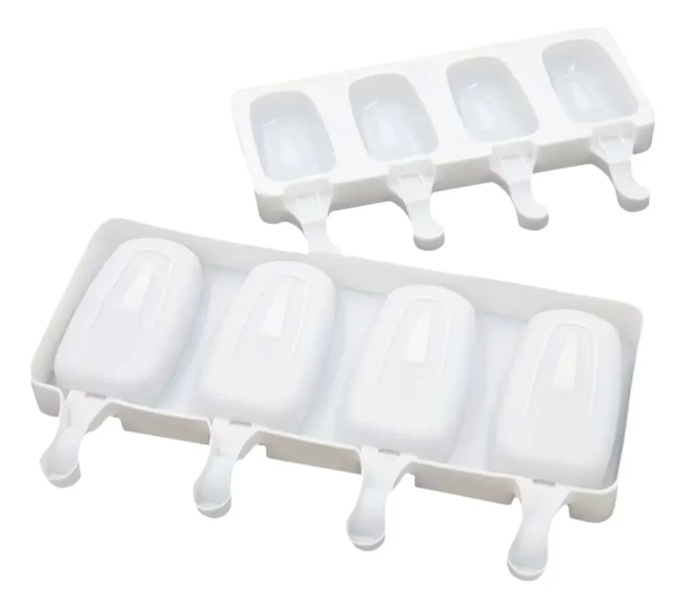 Molde De Silicón Para Helados Y Paletas
