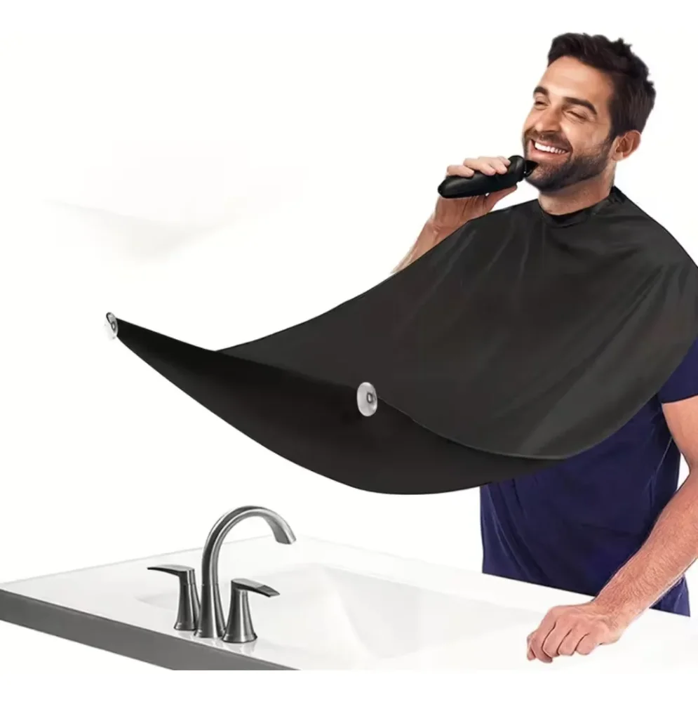 Delantal Babero Para Barba: Recogedor De Pelo Para Hombres