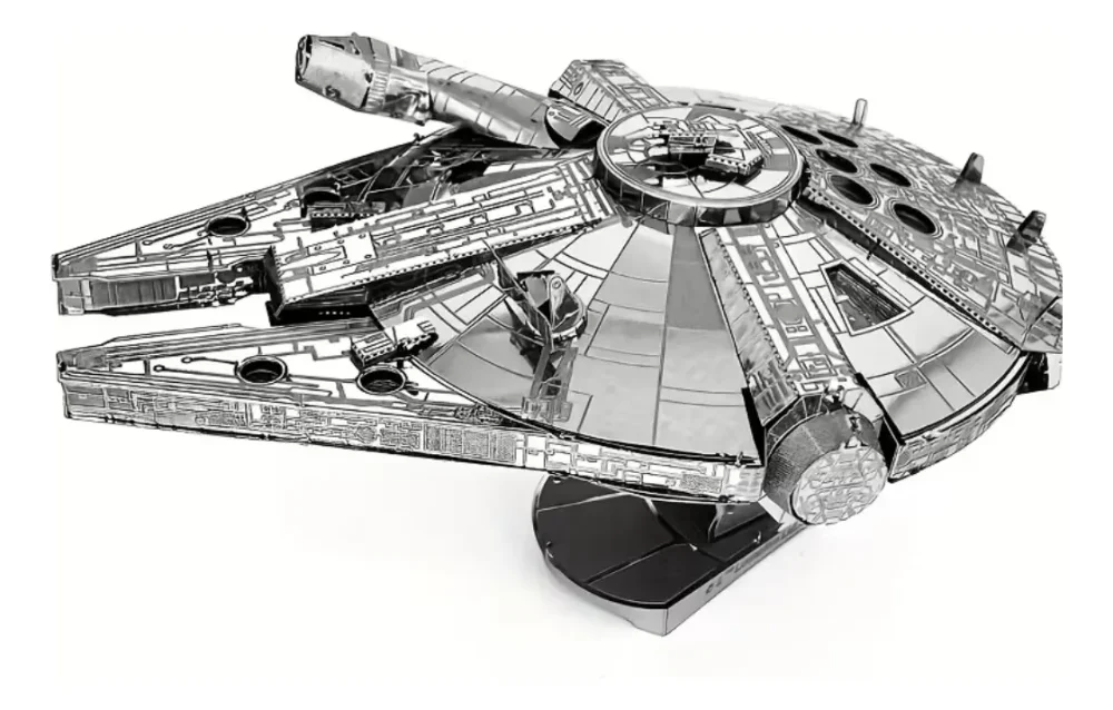 Maqueta Metálica 3d Halcón Milenario Star Wars
