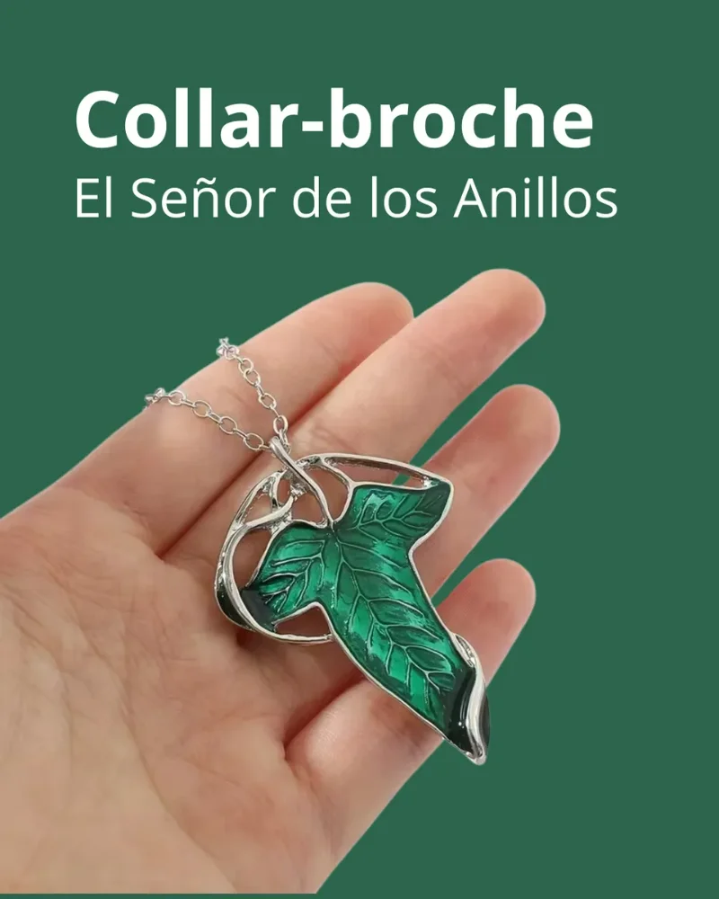 Collar Hoja De Lorien Arwen Señor Anillos Lord Of The Rings
