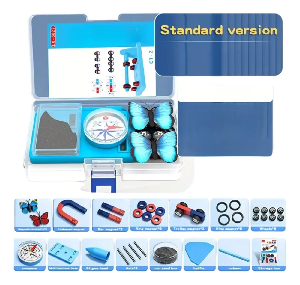 Set De Experimentos Magnéticos De 35 Piezas Kit De Ciencia