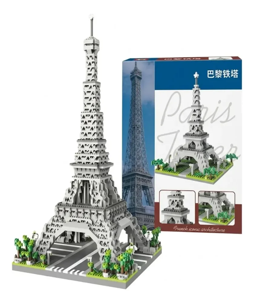 Torre Eiffel Bloques De Construcción 600 Pcs