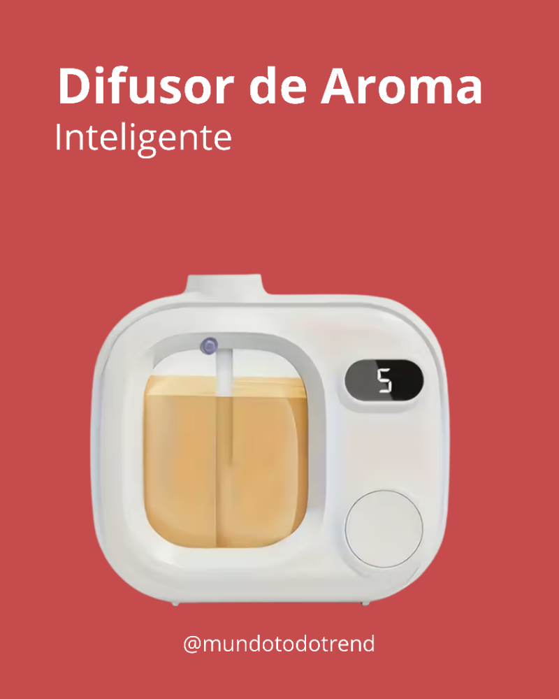 Difusor De Aroma Inteligente Recargable 5 Niveles Spray