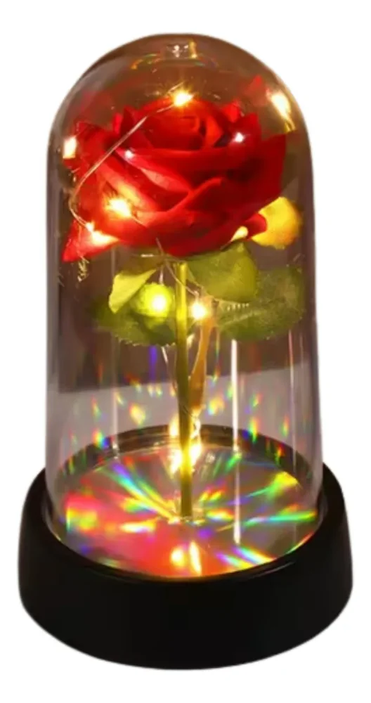 Lámpara Led De Flor Luminosa Rosa Eterna