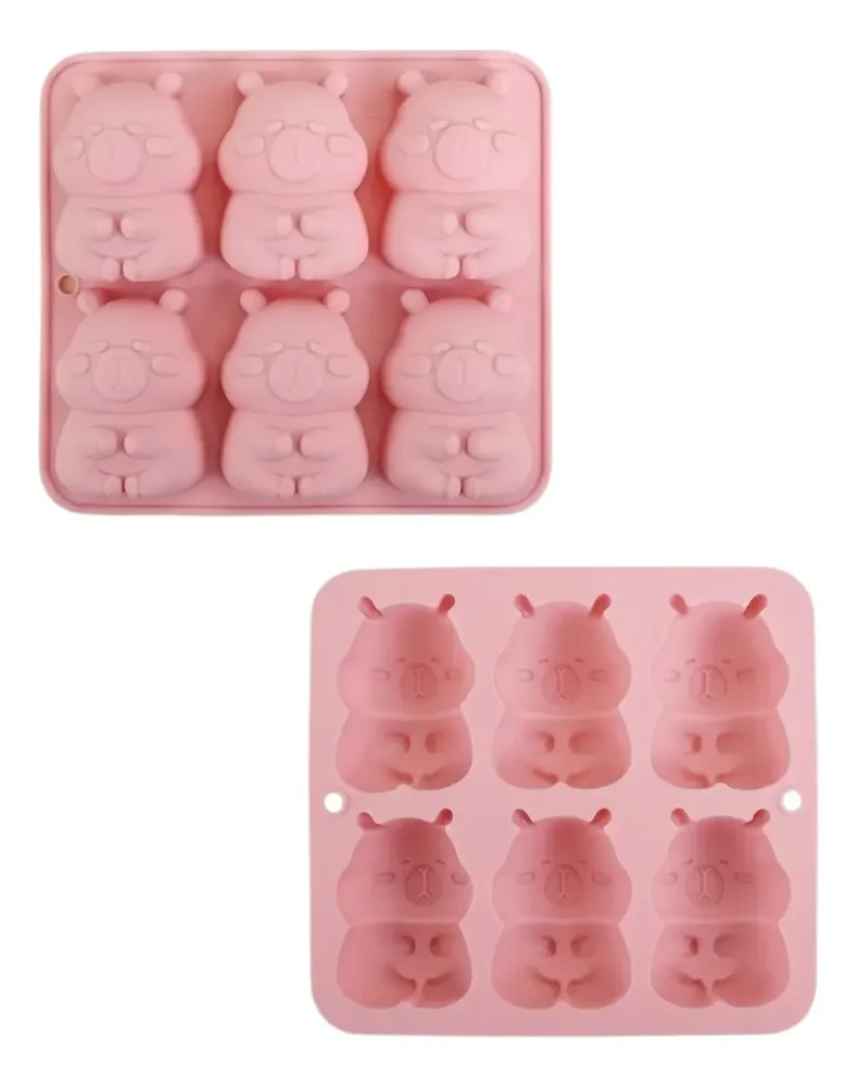 Molde De Silicona De Chiguire Velas, Repostería Y Jabones