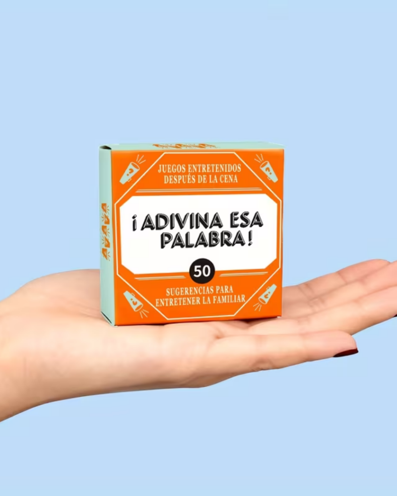 Juego Adivinación Palabras Bilingue 50 Cartas