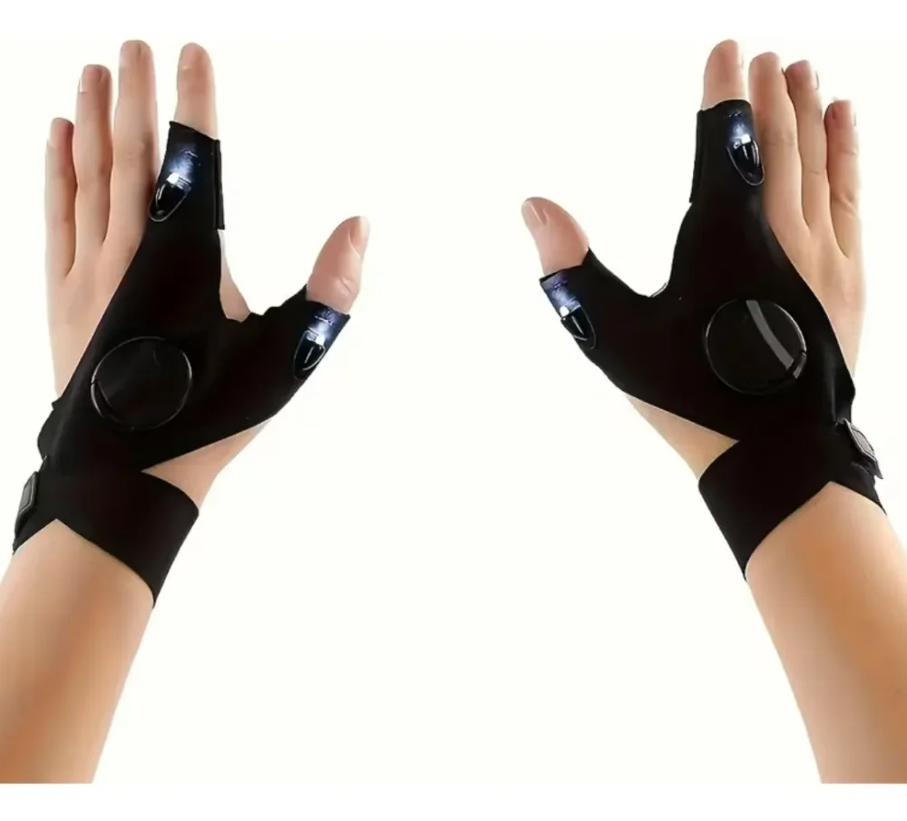 Guantes Linterna De Luz Led Para Interiores Y Exteriores