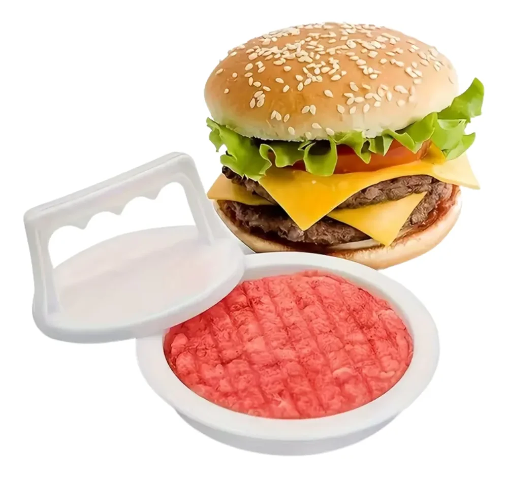 Prensa Para Hamburguesas Antiadherente Molde De Cocina