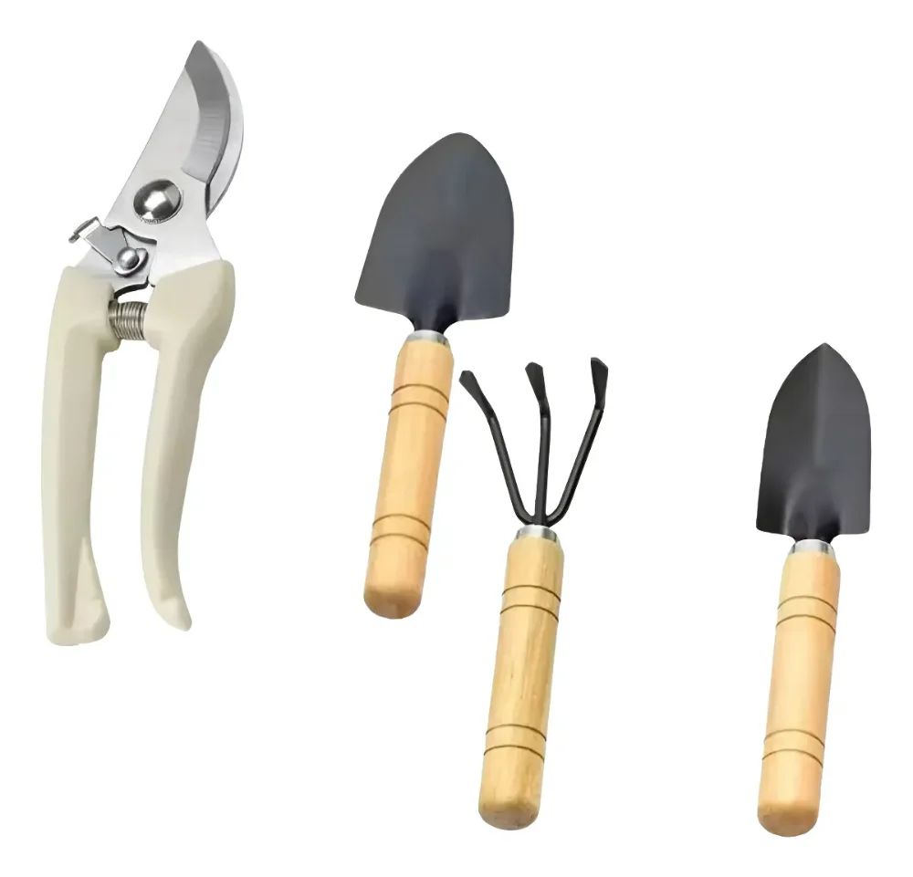 Juego De 4 Piezas De Herramientas De Jardinería