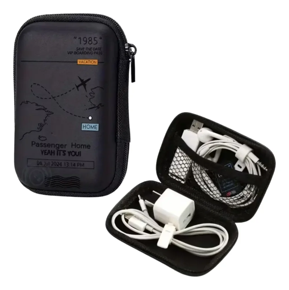 Estuche Mini Organizador Multiusos Cables Cargador Audífonos